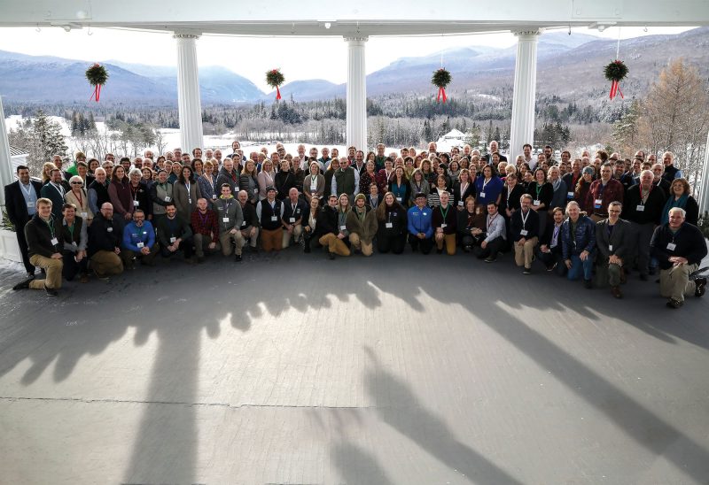 2018 Northern Forest Symposium participants. (Photo by Cheryl Senter.)